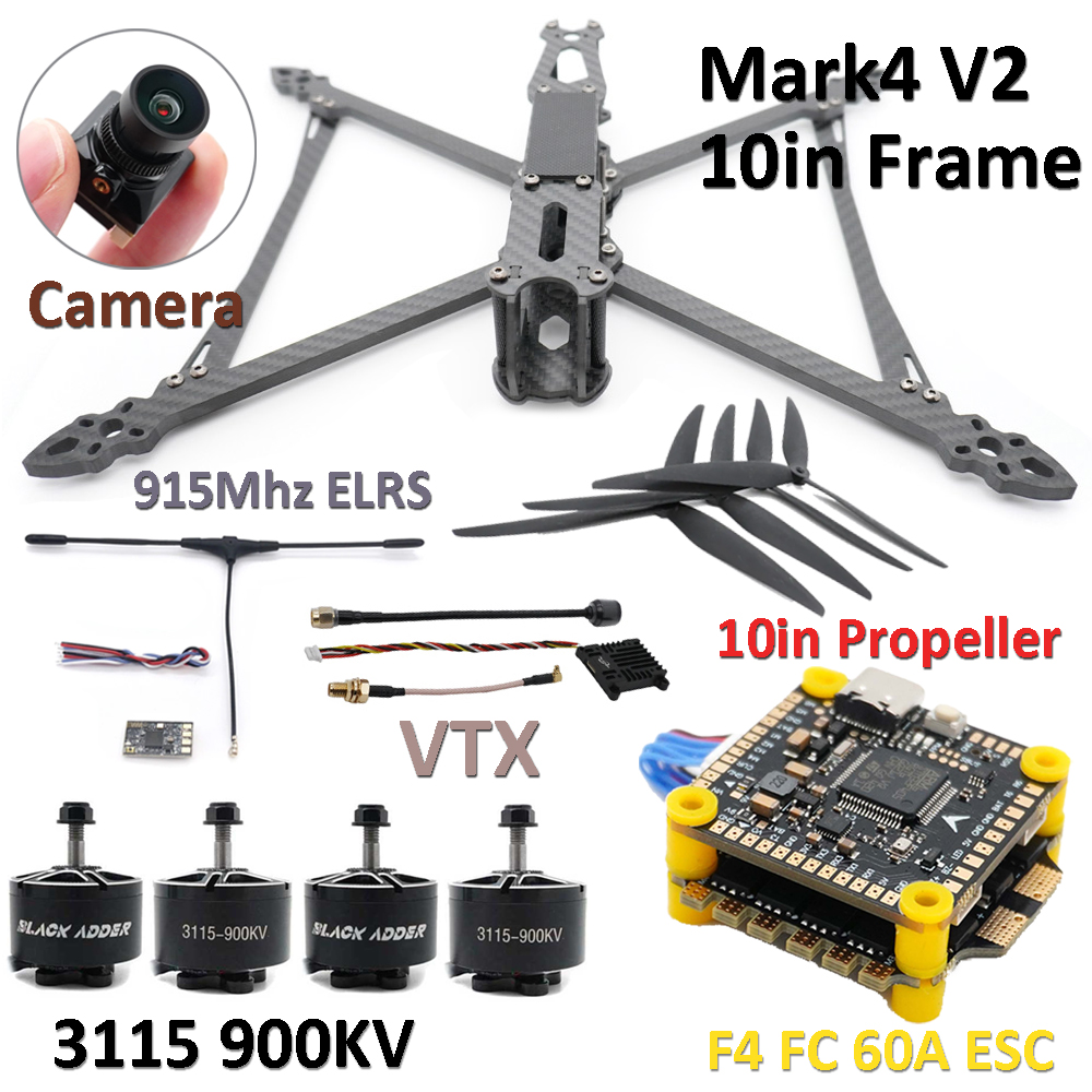 Drone Kit Octocopter - Mark4 V2 10in الإطار كومبو مجموعة