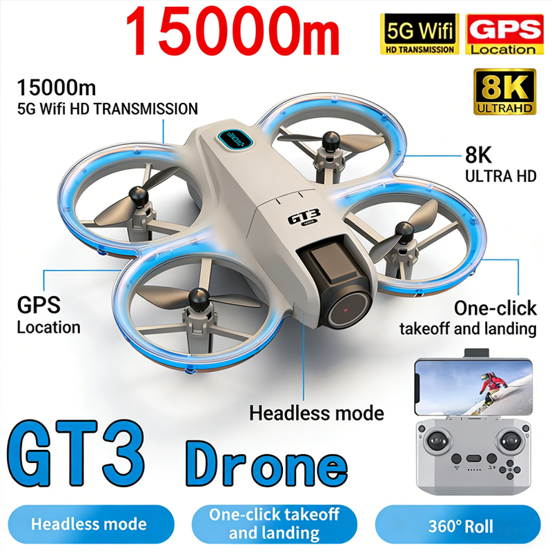 طائرة هليكوبتر GT3 MAX جديدة 8 - مراجعة Drone Kit Tricopter وسعره