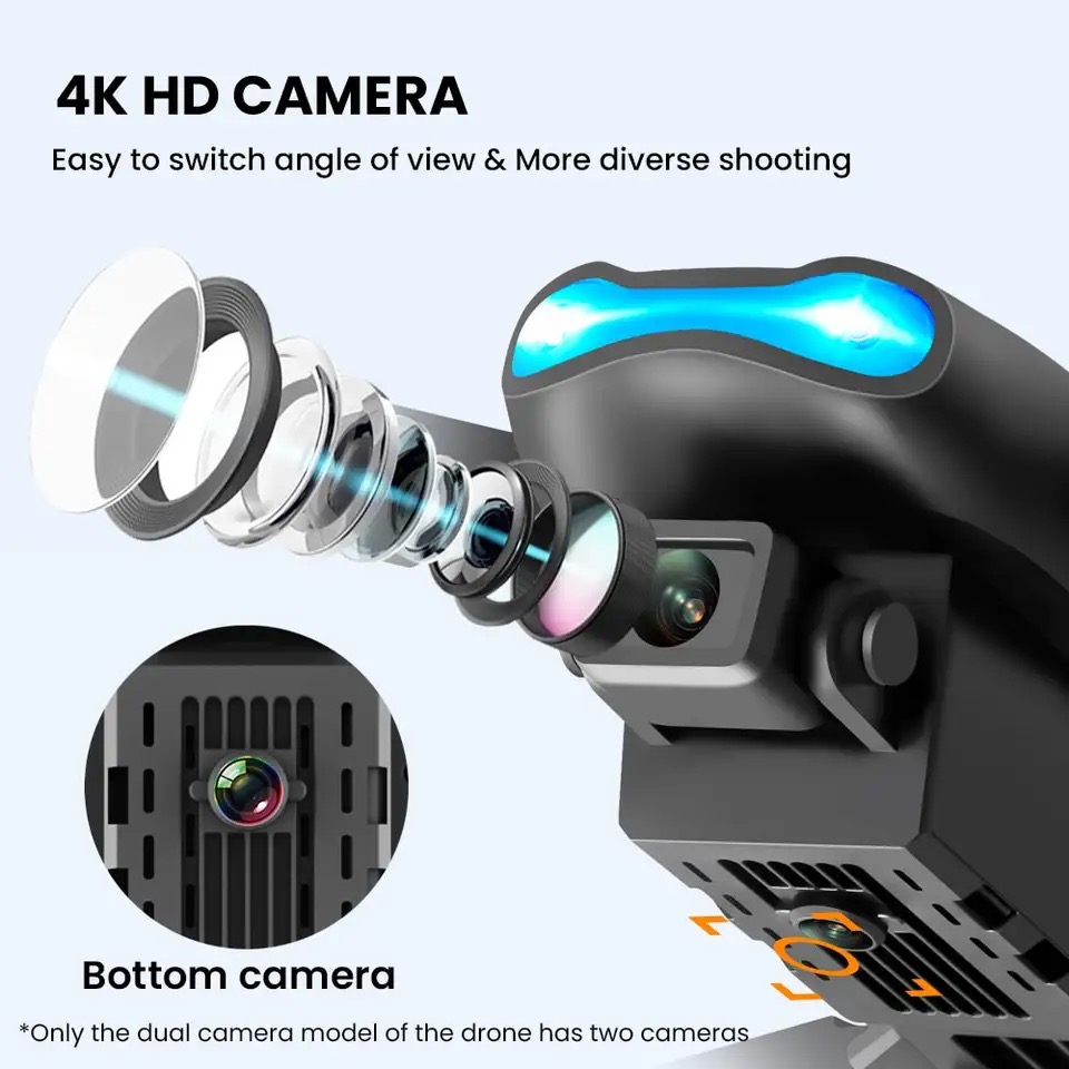 طائرة بدون طيار صغيرة جديدة E9 - مراجعة Drone Kit Tricopter وسعره